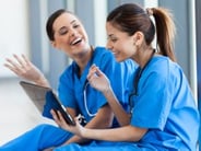 Travel nurses enjoying each others company
